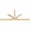 Ekena Millwork Richland Rough Sawn Timber Gable Bracket, Douglas Fir, 108"W x 54"H x 4"D x 4"F, 12/12 Pitch GBW108X54X0404RIC00RDF - alternate 5